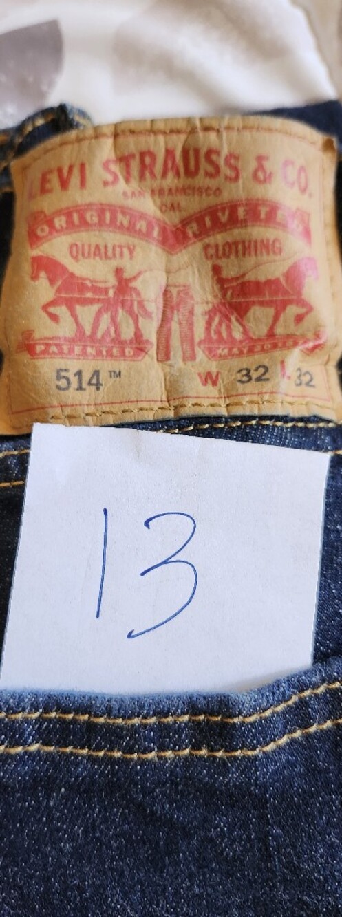 514 32 32. Levi's Slim Straight Men's Jeans - Dark Blue